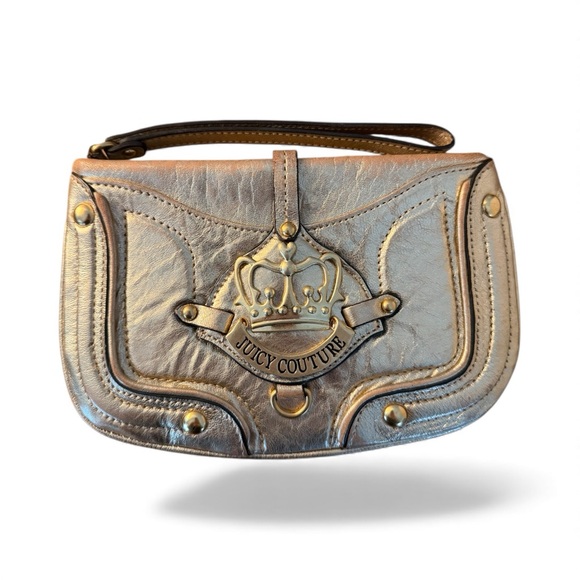 Juicy Couture Handbags - Juicy Couture Metallic Gold Wristlet